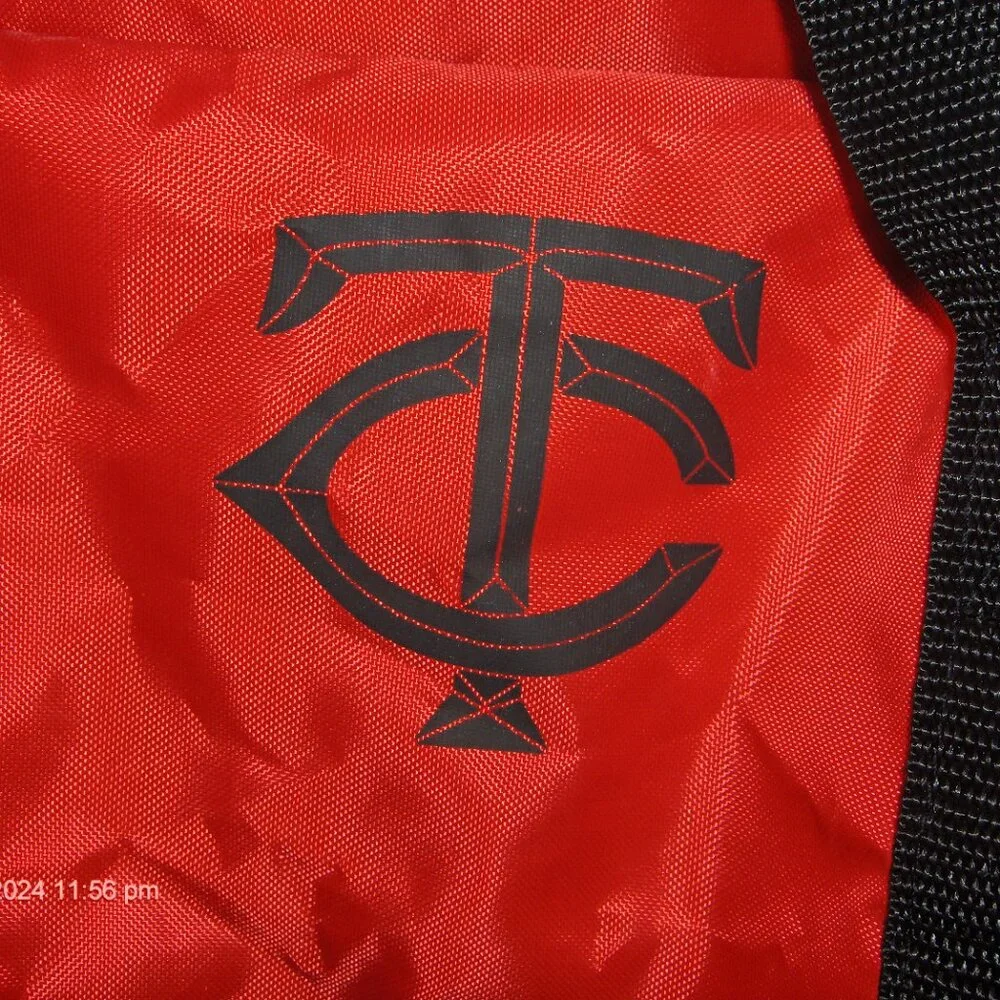 Minnesota Twins Nylon Duffle Bag 10x10x19